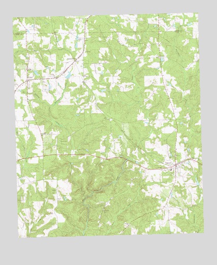 Yatesville, GA USGS Topographic Map