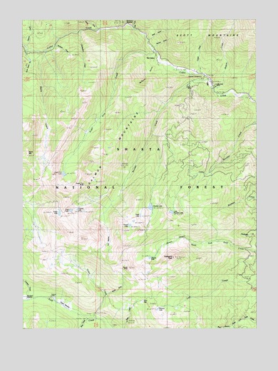 Ycatapom Peak, CA USGS Topographic Map