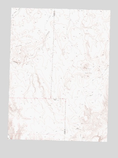 Yellow Hills East, NV USGS Topographic Map