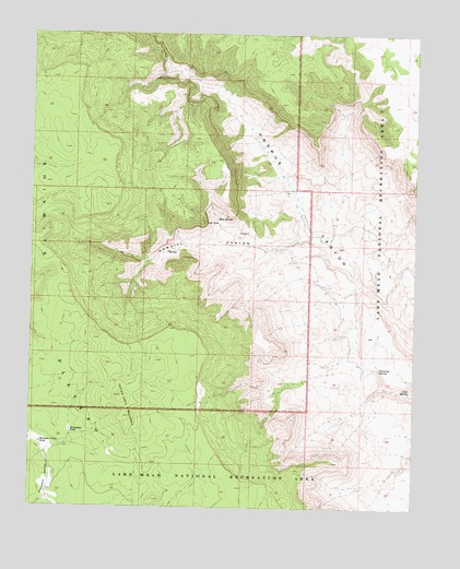 Yellow John Mountain, AZ USGS Topographic Map