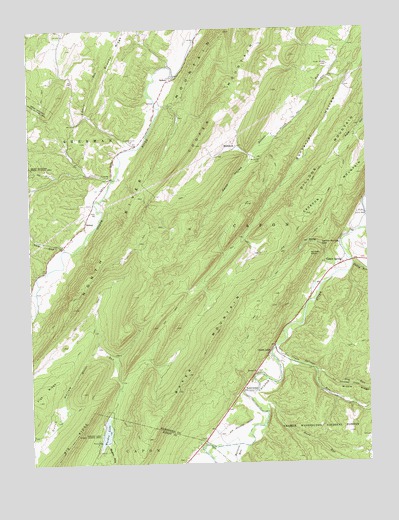 Yellow Spring, WV USGS Topographic Map