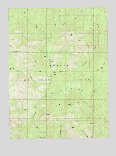 Yellowjacket Mountain, CA USGS Topographic Map