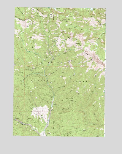 Bourne, OR USGS Topographic Map