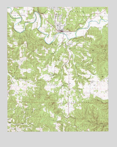 Yellville, AR USGS Topographic Map
