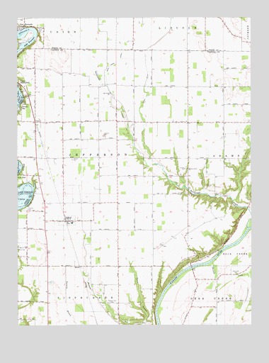 Yeoman, IN USGS Topographic Map