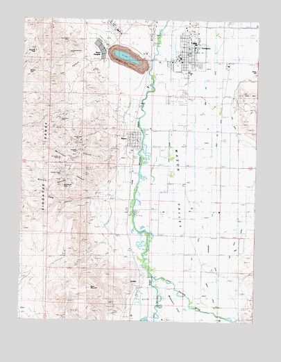 Yerington, NV USGS Topographic Map