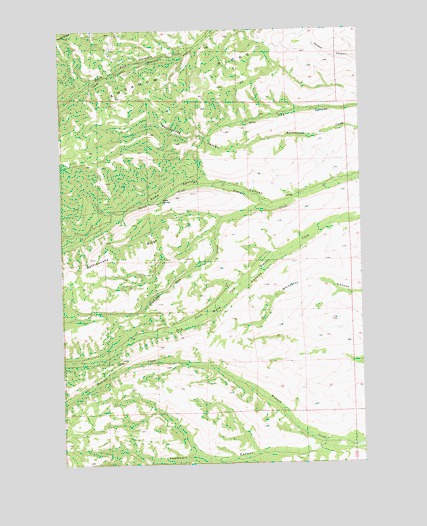 Yesmowit Canyon, WA USGS Topographic Map