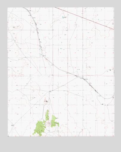 Yeso Mesa, NM USGS Topographic Map
