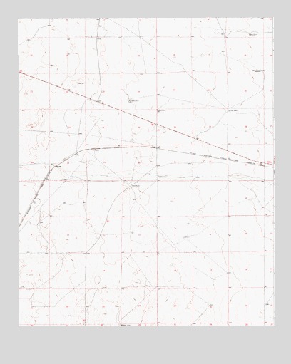 Yeso NW, NM USGS Topographic Map