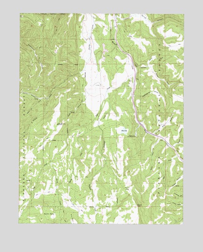 Yogo Creek, UT USGS Topographic Map
