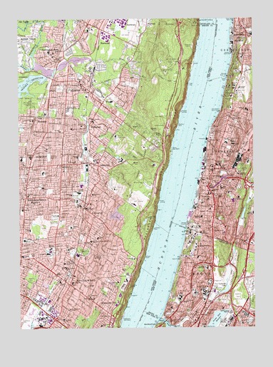 Yonkers, NY USGS Topographic Map