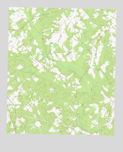 Yonkers, GA USGS Topographic Map