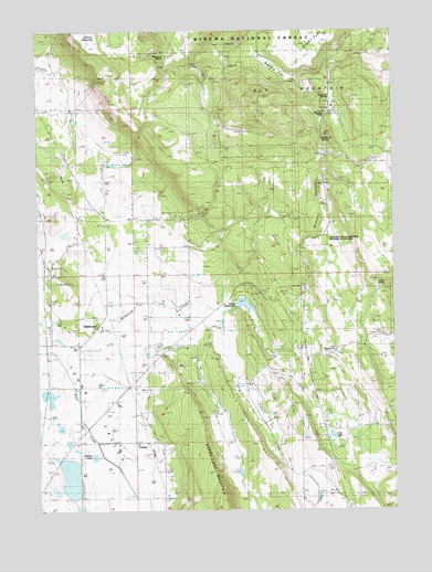 Yonna, OR USGS Topographic Map