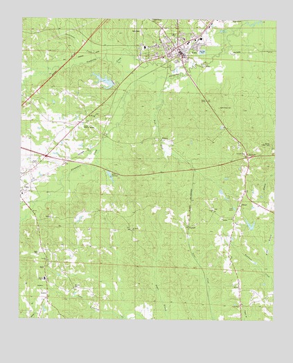 York, AL USGS Topographic Map