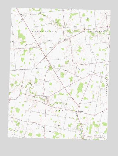 York Center, OH USGS Topographic Map