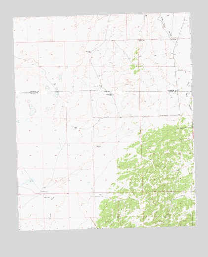 York Ranch SE, NM USGS Topographic Map