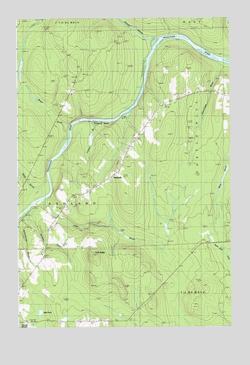 York Ridge, ME USGS Topographic Map