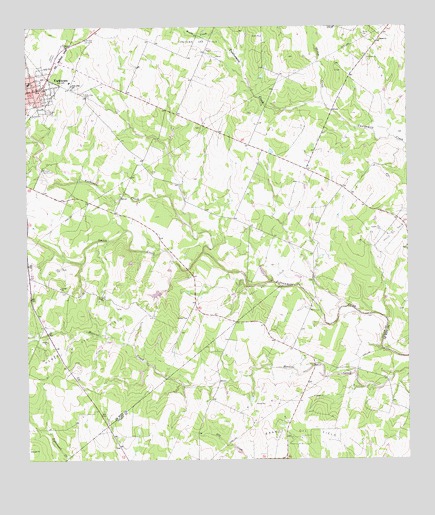 Yorktown East, TX USGS Topographic Map