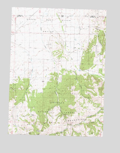 Yost, UT USGS Topographic Map