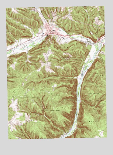 Youngsville, PA USGS Topographic Map