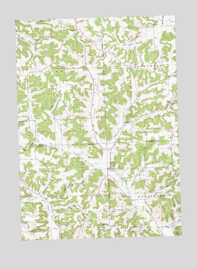 Yuba, WI USGS Topographic Map