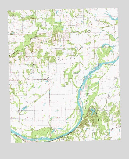 Yuba, OK USGS Topographic Map
