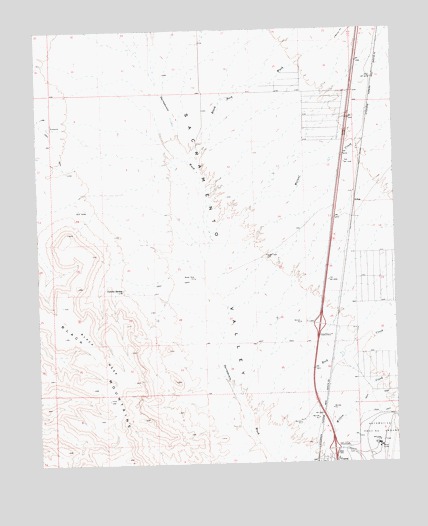 Yucca NW, AZ USGS Topographic Map