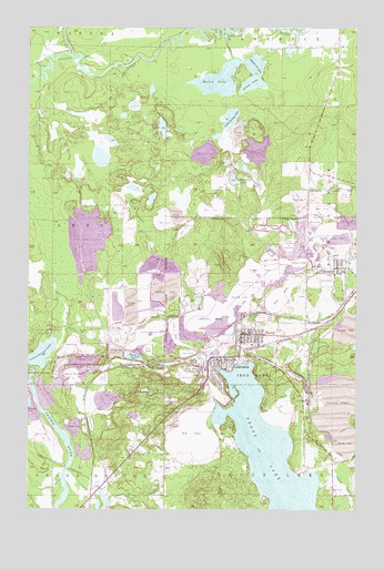 Bovey, MN USGS Topographic Map