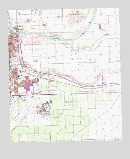Yuma East, AZ USGS Topographic Map