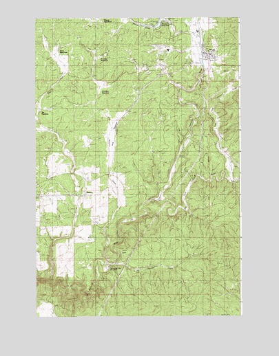 Bovill, ID USGS Topographic Map