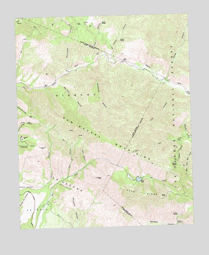Zaca Lake, CA USGS Topographic Map
