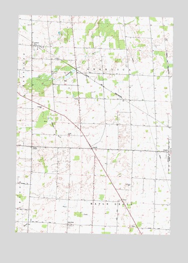 Zachow, WI USGS Topographic Map