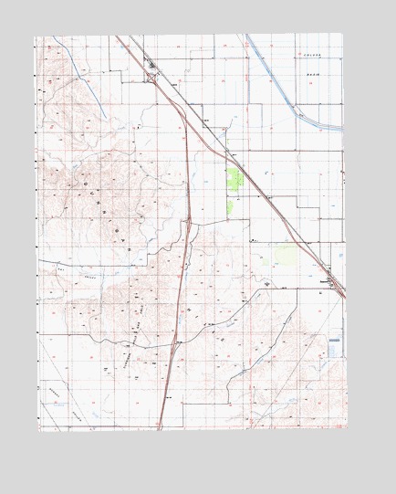 Zamora, CA USGS Topographic Map