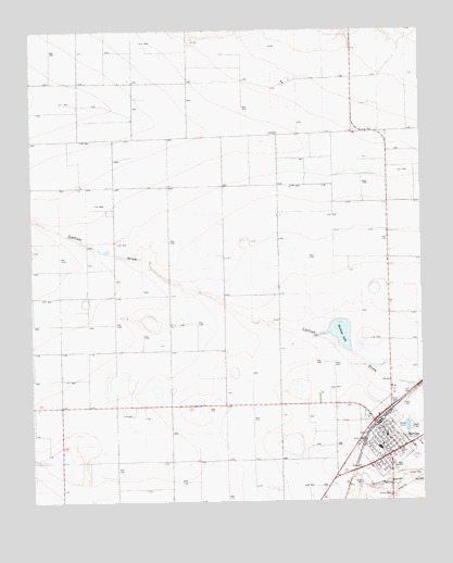 Bovina, TX USGS Topographic Map