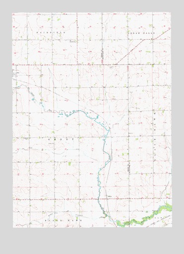 Zaneta, IA USGS Topographic Map