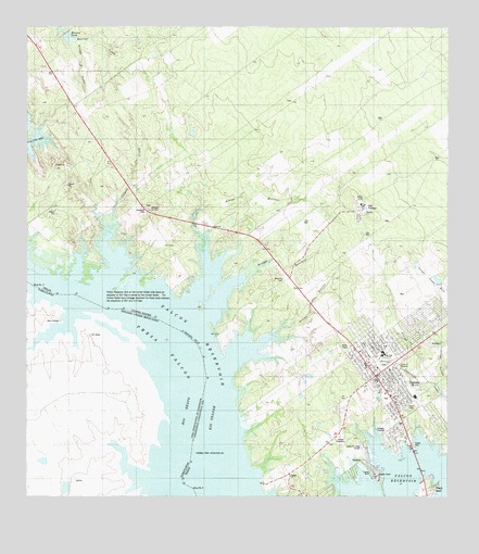 Zapata, TX USGS Topographic Map