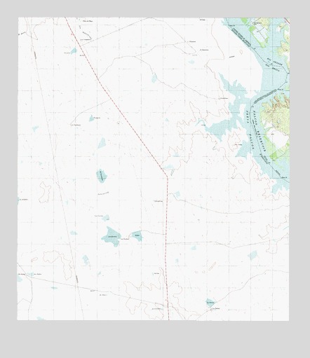 Zapata NW, TX USGS Topographic Map