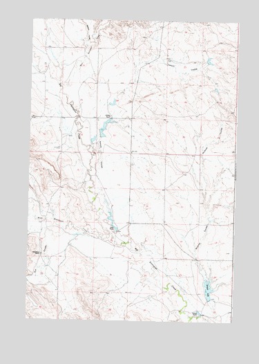Zempel Lake, MT USGS Topographic Map