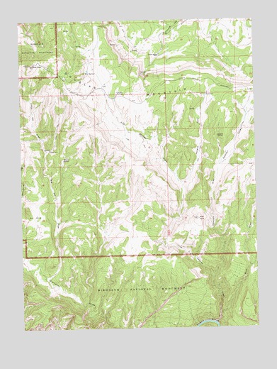 Zenobia Peak, CO USGS Topographic Map