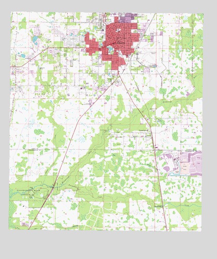 Zephyrhills, FL USGS Topographic Map