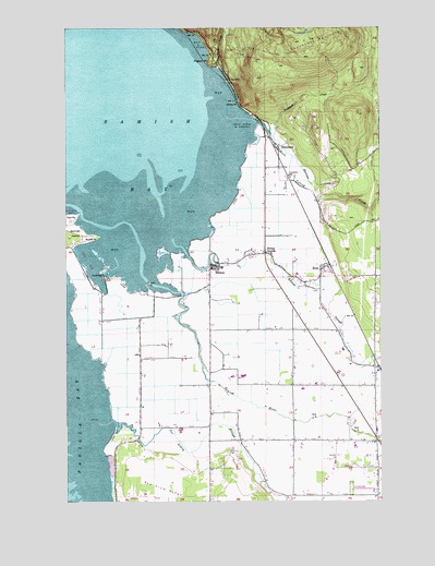 Bow, WA USGS Topographic Map