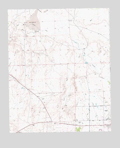 Zion Reservoir, AZ USGS Topographic Map