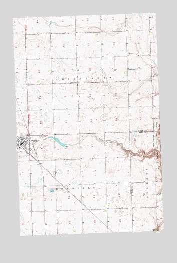 Bowbells, ND USGS Topographic Map