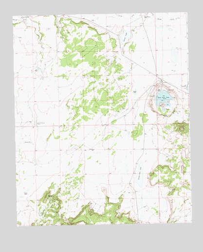 Zuni Salt Lake, NM USGS Topographic Map