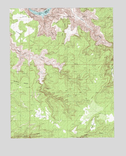 Bowdie Canyon East, UT USGS Topographic Map