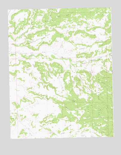 Bowdish Canyon, CO USGS Topographic Map