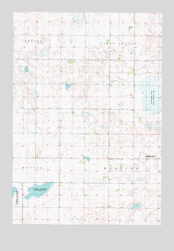 Bowdle SE, SD USGS Topographic Map