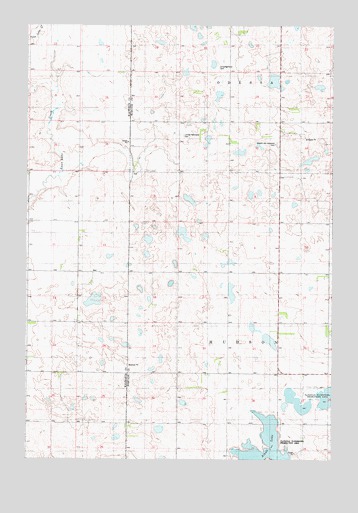 Bowdle SW, SD USGS Topographic Map