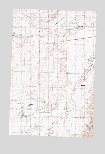 Bowdoin, MT USGS Topographic Map