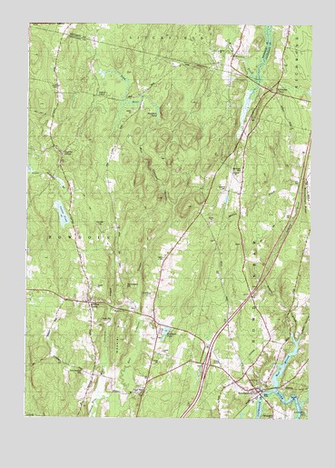 Bowdoinham, ME USGS Topographic Map